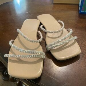Casual sparkly dress sandals